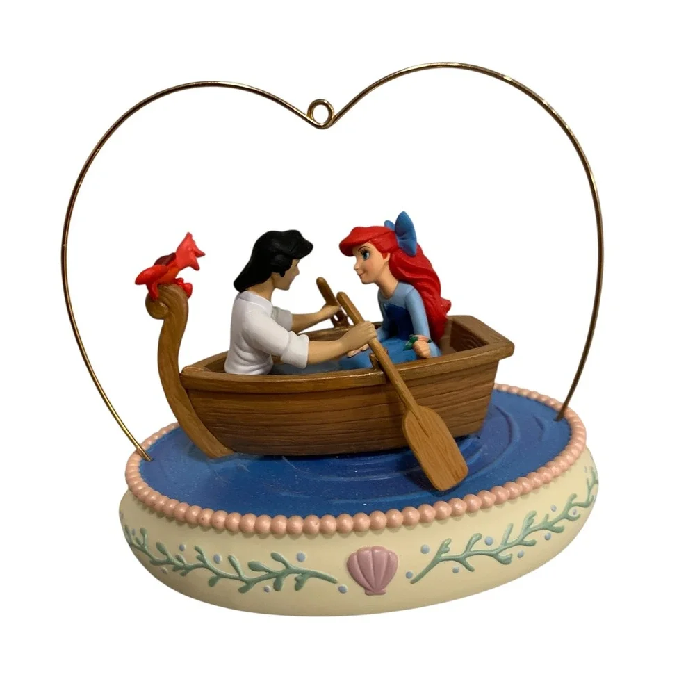 Rare 2007 Hallmark Disney Little Mermaid Kiss the Girl Magic Ornament Box